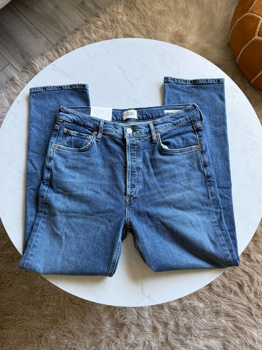 Citizens of Humanity Charlotte Jeans 29 High Rise Straight Comfort Stretch NWT